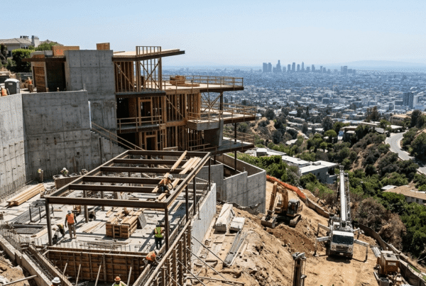 Custom Home Builders Los Angeles: How to Budget for a Hillside or Sloped Lot